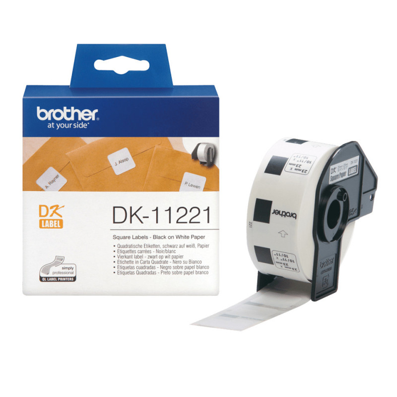 Brother DK-11221 label-making tape Black on white Brother DK-11221 label-making tape Black on white