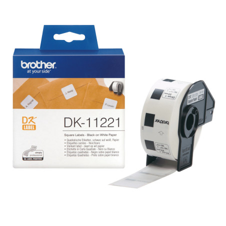 Brother DK-11221 label-making tape Black on white