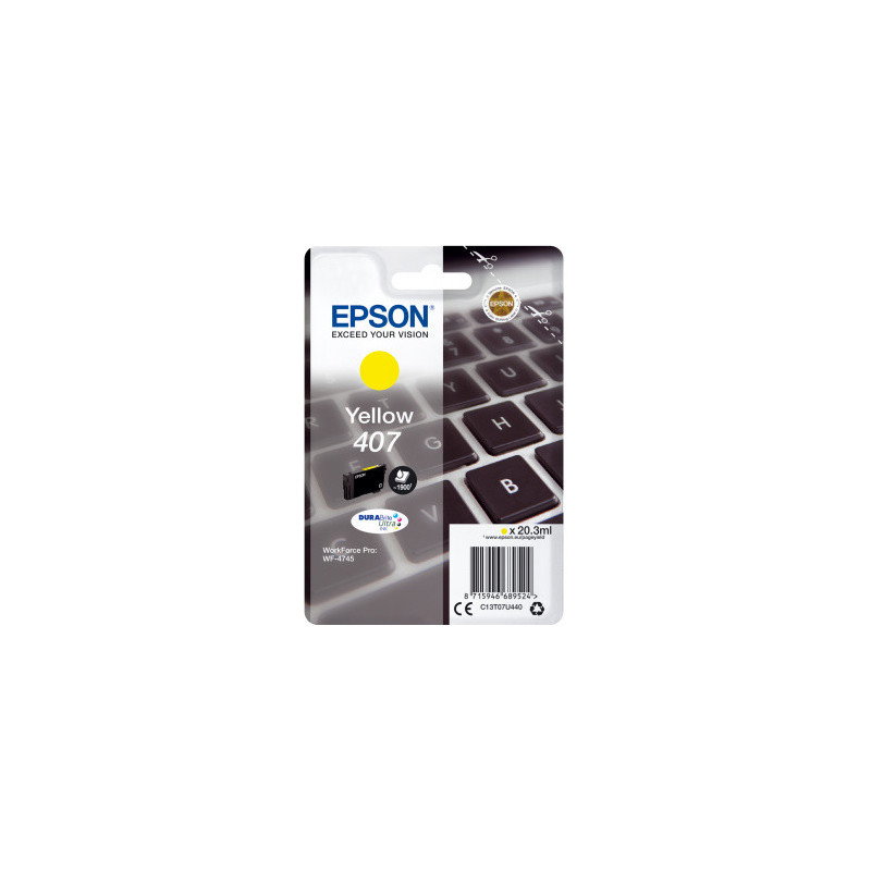 Epson WF-4745 cartuccia d'inchiostro 1 pz Originale Resa elevata (XL) Giallo Epson WF-4745 cartuccia d'inchiostro 1 pz Originale Resa elevata (XL) Giallo