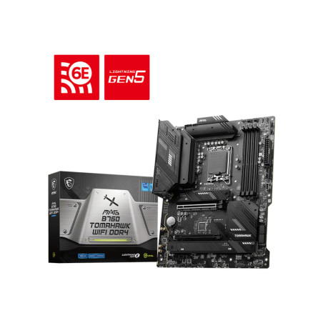Placa base msi 1700 mag b760 tomahawk wifi -  4x ddr5 -  4x sata 6gb - s 911 - 7d96 - 003