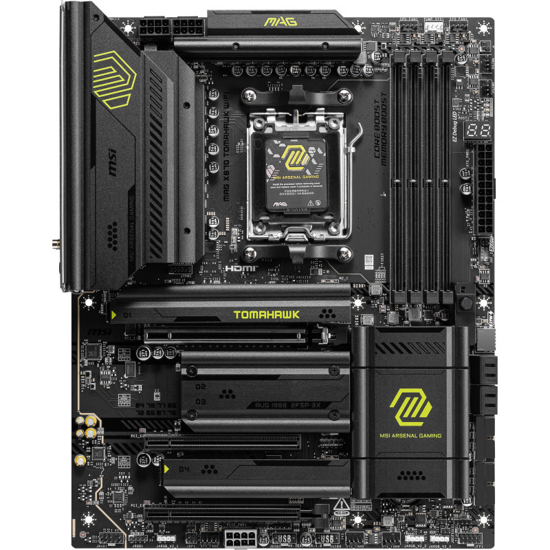 MSI MAG X870 TOMAHAWK WIFI scheda madre AMD X870 Socket AM5 ATX MSI MAG X870 TOMAHAWK WIFI scheda madre AMD X870 Socket AM5 ATX