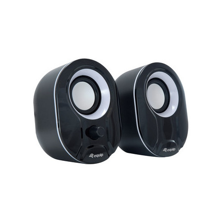 Altavoces equip life 2.0 245333 negro y blanco