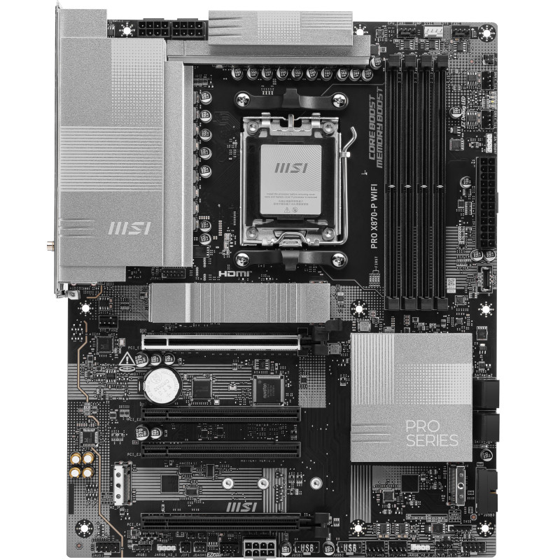 MSI PRO X870-P WIFI motherboard AMD X870 Socket AM5 ATX MSI PRO X870-P WIFI motherboard AMD X870 Socket AM5 ATX