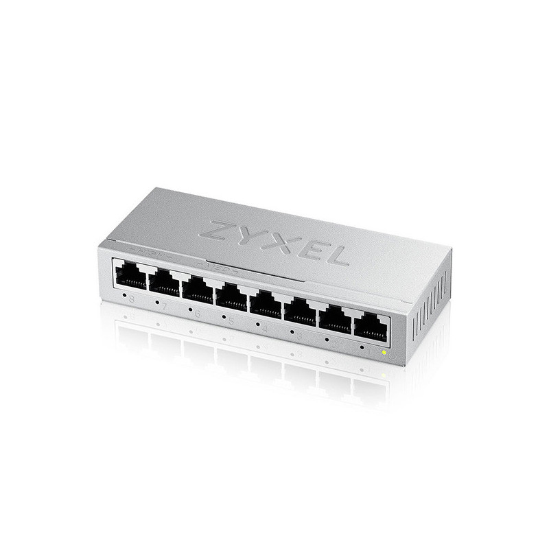 Zyxel GS-108BV5-EU0101F network switch Unmanaged L2 Gigabit Ethernet (10/100/1000) Zyxel GS-108BV5-EU0101F network switch Unmanaged L2 Gigabit Ethernet (10/100/1000)