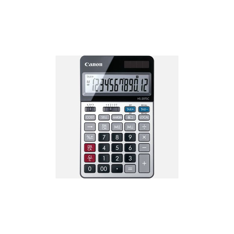 Canon HS-20TSC calculator Desktop Financial Black, Silver Canon HS-20TSC calculator Desktop Financial Black, Silver