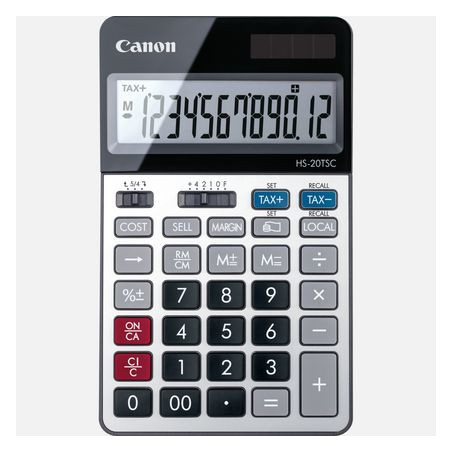 Canon HS-20TSC calculator Desktop Financial Black, Silver