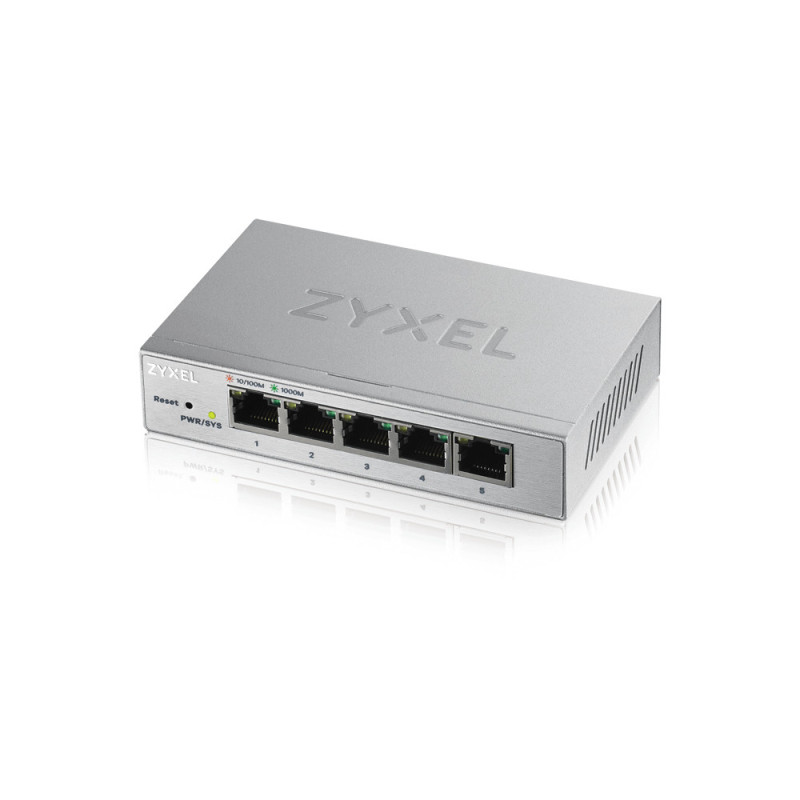 Zyxel GS1200-5 Gestito Gigabit Ethernet (10/100/1000) Argento Zyxel GS1200-5 Gestito Gigabit Ethernet (10/100/1000) Argento