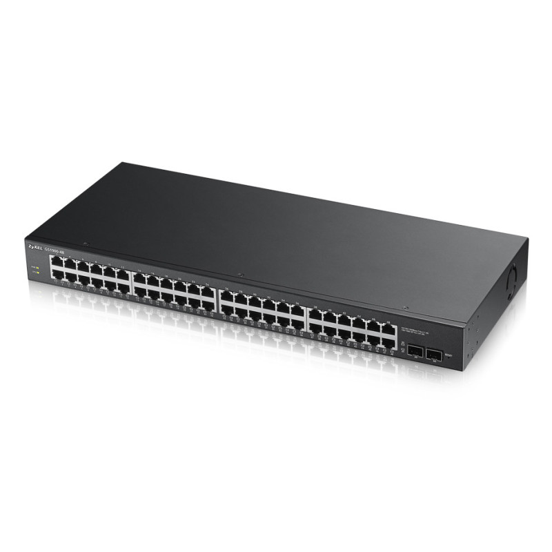 Zyxel GS1900-48-EU0102F network switch L2 Gigabit Ethernet (10/100/1000) Black Zyxel GS1900-48-EU0102F network switch L2 Gigabit Ethernet (10/100/1000) Black