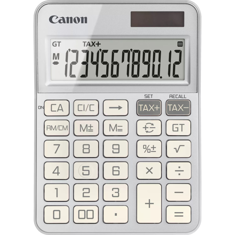 Canon KS-125KB calcolatrice Desktop Calcolatrice di base Argento Canon KS-125KB calcolatrice Desktop Calcolatrice di base Argento