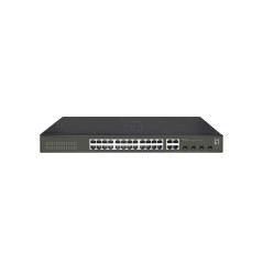 LevelOne GES-2128 network switch Managed L2 Gigabit Ethernet (10 100 1000) Black