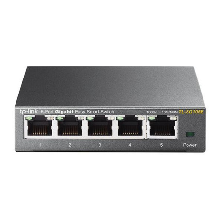 TP-Link TL-SG105E network switch Managed L2 Gigabit Ethernet (10/100/1000) Black