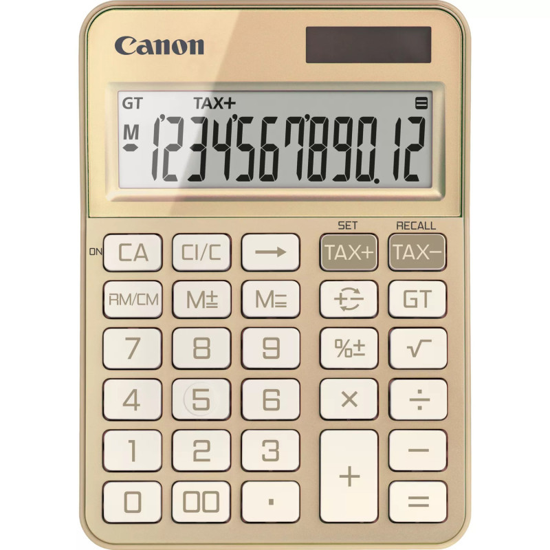 Canon KS-125KB calculator Desktop Basic Gold Canon KS-125KB calculator Desktop Basic Gold