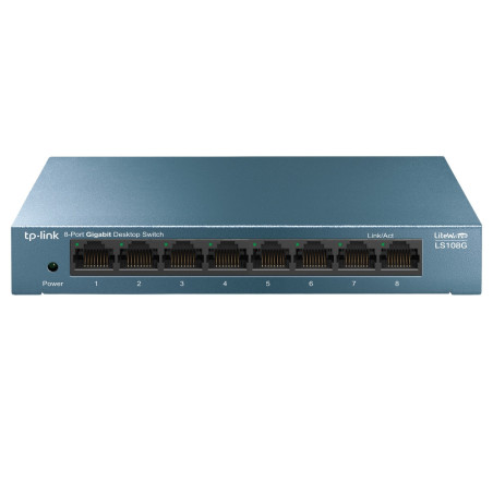 TP-Link LS108G switch di rete Non gestito Gigabit Ethernet (10/100/1000) Blu