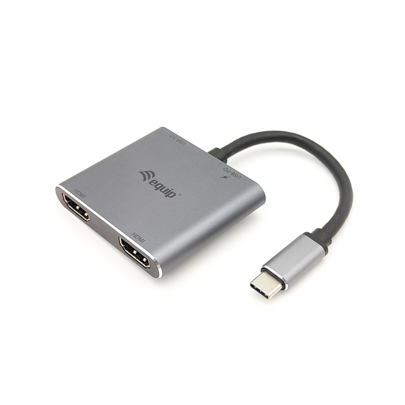 Equip 133484 laptop dock/port replicator USB 3.2 Gen 1 (3.1 Gen 1) Type-C Silver Equip 133484 laptop dock/port replicator USB 3.2 Gen 1 (3.1 Gen 1) Type-C Silver