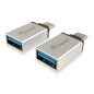 Equip 133473 cable gender changer USB Type C USB Type A Silver Equip 133473 cable gender changer USB Type C USB Type A Silver