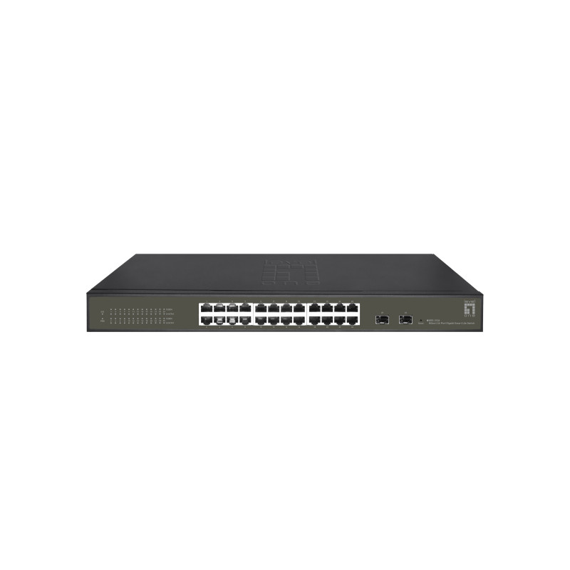 LevelOne GES-2126 switch di rete Gestito L2 Gigabit Ethernet (10/100/1000) Nero LevelOne GES-2126 switch di rete Gestito L2 Gigabit Ethernet (10/100/1000) Nero