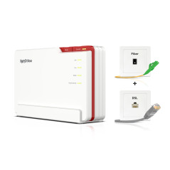 FRITZ!Box 5690 Pro International wireless router 2.5 Gigabit Ethernet Tri-band (2.4 GHz   5 GHz   6 GHz) White