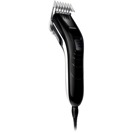 Cortapelos philips familiar negro 11 ajustes - lavable seco - puntas redondeadas