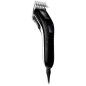 Cortapelos philips familiar negro 11 ajustes - lavable seco - puntas redondeadas