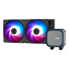 MSI MAG CORELIQUID A13 240 computer cooling system Motherboard, Processor All-in-one liquid cooler 4.72" (12 cm) Black 1 pc(s)