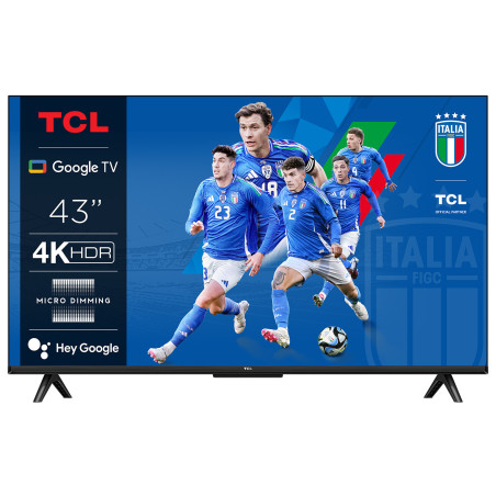 TCL P61 43P61B TV 43" 4K Ultra HD Smart TV Wi-Fi Titanium