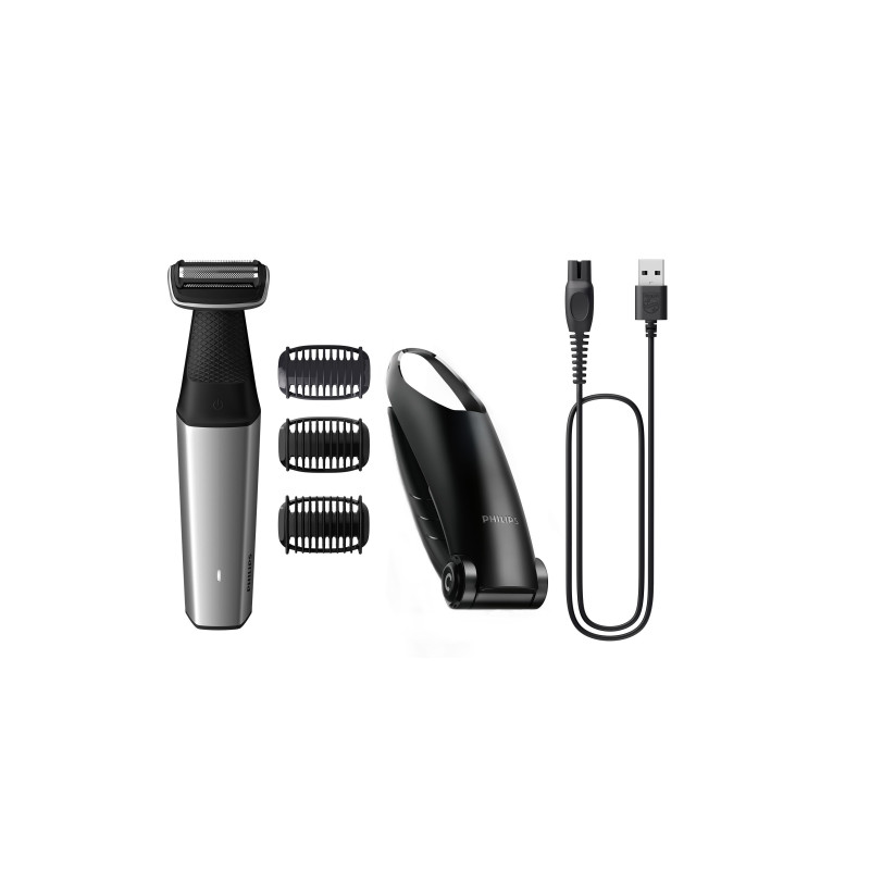 Afeitadora corporal philips bodygroom 5000 3 peines guia - 2 - 5mm Afeitadora corporal philips bodygroom 5000 3 peines guia - 2 - 5mm