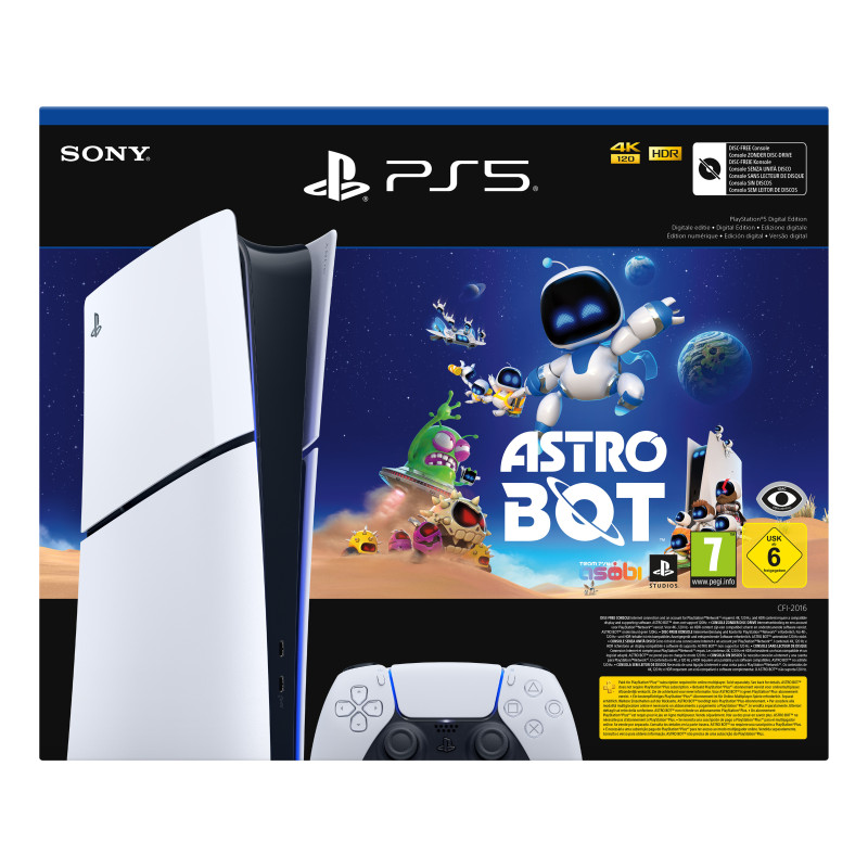 Consola ps5 sony playstation 5 digital 1tb + astro bot Consola ps5 sony playstation 5 digital 1tb + astro bot