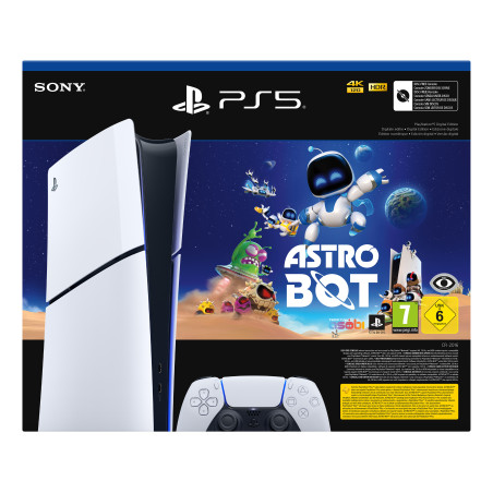 Sony PlayStation 5 Digital Edition Slim Astro Bot 1 TB Wi-Fi Nero, Bianco