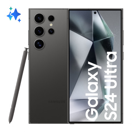 SMARTPHONE SAMSUNG S24 ULTRA 5G (256 GB) SM-S928BZKGEUE Black 6,8" DualSim SM8650 12GB 256GB 200+50+10+12+12Mpx 5G Android 14