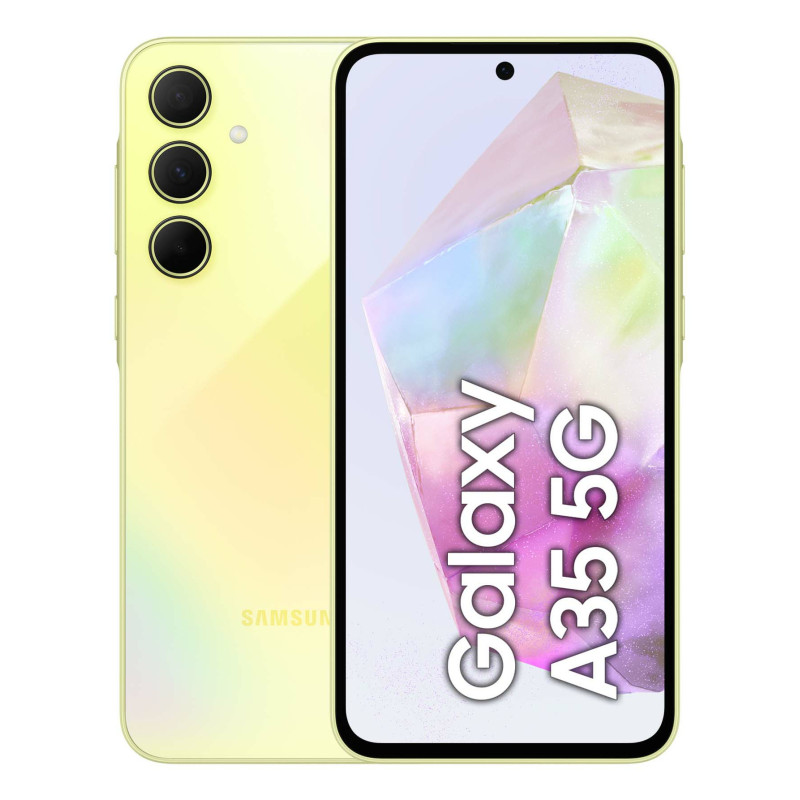 Samsung Galaxy A35 5G 6.6" Hybrid Dual SIM Android 14 USB Type-C 6 GB 128 GB 5000 mAh Yellow Samsung Galaxy A35 5G 6.6" Hybrid Dual SIM Android 14 USB Type-C 6 GB 128 GB 5000 mAh Yellow
