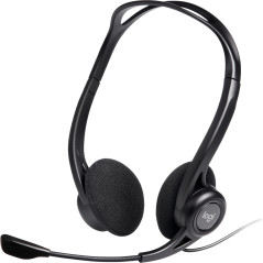 Logitech 981-000100 headphones headset Wired Head-band Calls Music USB Type-A Black