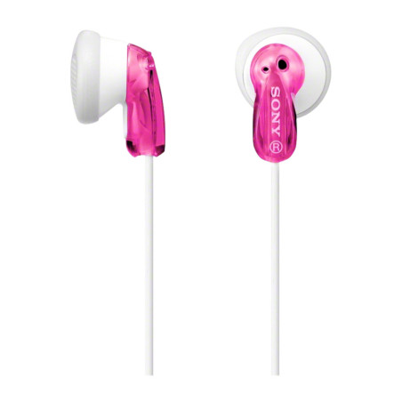 Auriculares sony mdre9lpp boton rosa