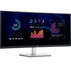 DELL P Series P3424WE computer monitor 34.14" 3440 x 1440 pixels 4K Ultra HD LCD Black