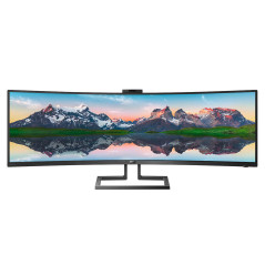 Philips P Line 499P9H 00 LED display 48.8" 5120 x 1440 pixels UltraWide Dual Quad HD LCD Black
