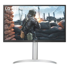 LG 27UP550P-W computer monitor 27" 3840 x 2160 pixels 4K Ultra HD Silver, White