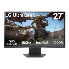 LG 27GS60QC computer monitor 27" 2560 x 1440 pixels Full HD LCD Black