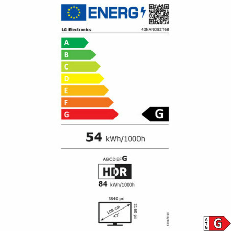 Smart TV LG 43NANO82T6B.AEU 4K Ultra HD 43"