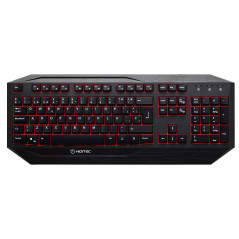 Hiditec GK200 tastiera Gaming USB QWERTY Nero