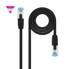 Nanocable 10.20.1701-BK cavo di rete Nero 1 m Cat7 SF UTP (S-FTP)