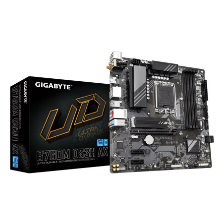 Placa base gigabyte b760m ds3h ax g12 1700 matx 4xddr5