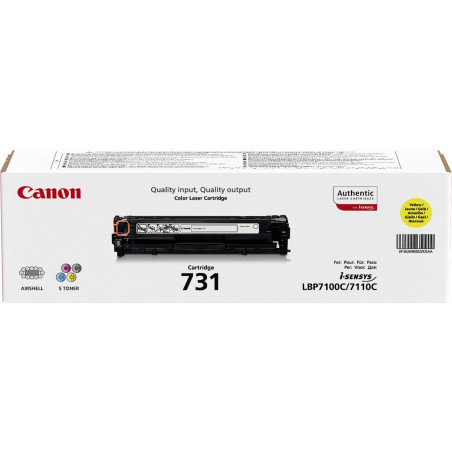 Toner canon 731 amarillo  6269b002 lbp 7100cn - lbp7110cw - mf8280cw