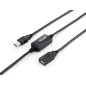 Cable usb 2.0 team macho - hembra 10m Cable usb 2.0 team macho - hembra 10m