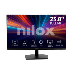 Nilox MONITOR 23.8" NXM24FHD11 LED FHD 75HZ 16 9 5MS HDMI VGA computer monitor 24" 1920 x 1080 pixels Full HD Black