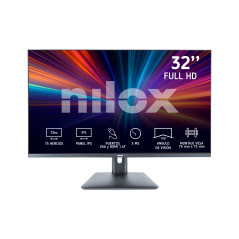 Nilox MONITOR 32" NXM32FHD11 IPS 5MS HDMI VGA computer monitor 32" 1920 x 1080 pixels Full HD LED Black