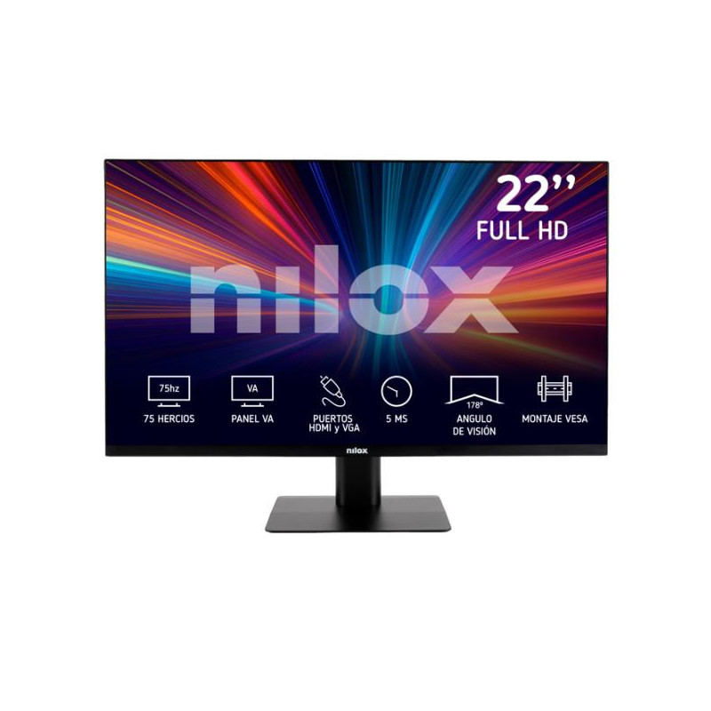 Monitor nilox nxm22fhd11 22 pulgadas fhd 75hz Monitor nilox nxm22fhd11 22 pulgadas fhd 75hz