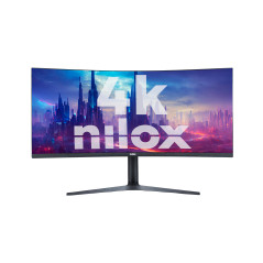 Nilox MONITOR 34" NXM344KD11 ULTRAWIDE 4K CURVO 144HZ 2HDMI 2DP 1MS MMDIA computer monitor 34" 3440 x 1440 pixels UltraWide