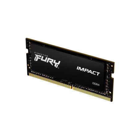 Memory ram ddr4 32gb kingston - 3200mhz - pc4 - 25600 - fury impact - top - negro - 1.2v