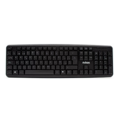 Nilox NXKBE000002 keyboard Universal USB QWERTY Spanish Black