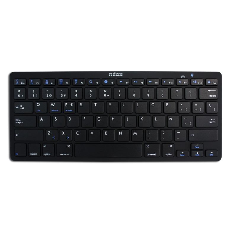 Teclado nilox nxkb01b bluetooh negro Teclado nilox nxkb01b bluetooh negro