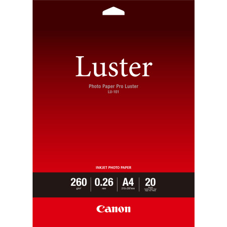Photographic Papel canon pro luster lu - 101 a4 210 x 297mm